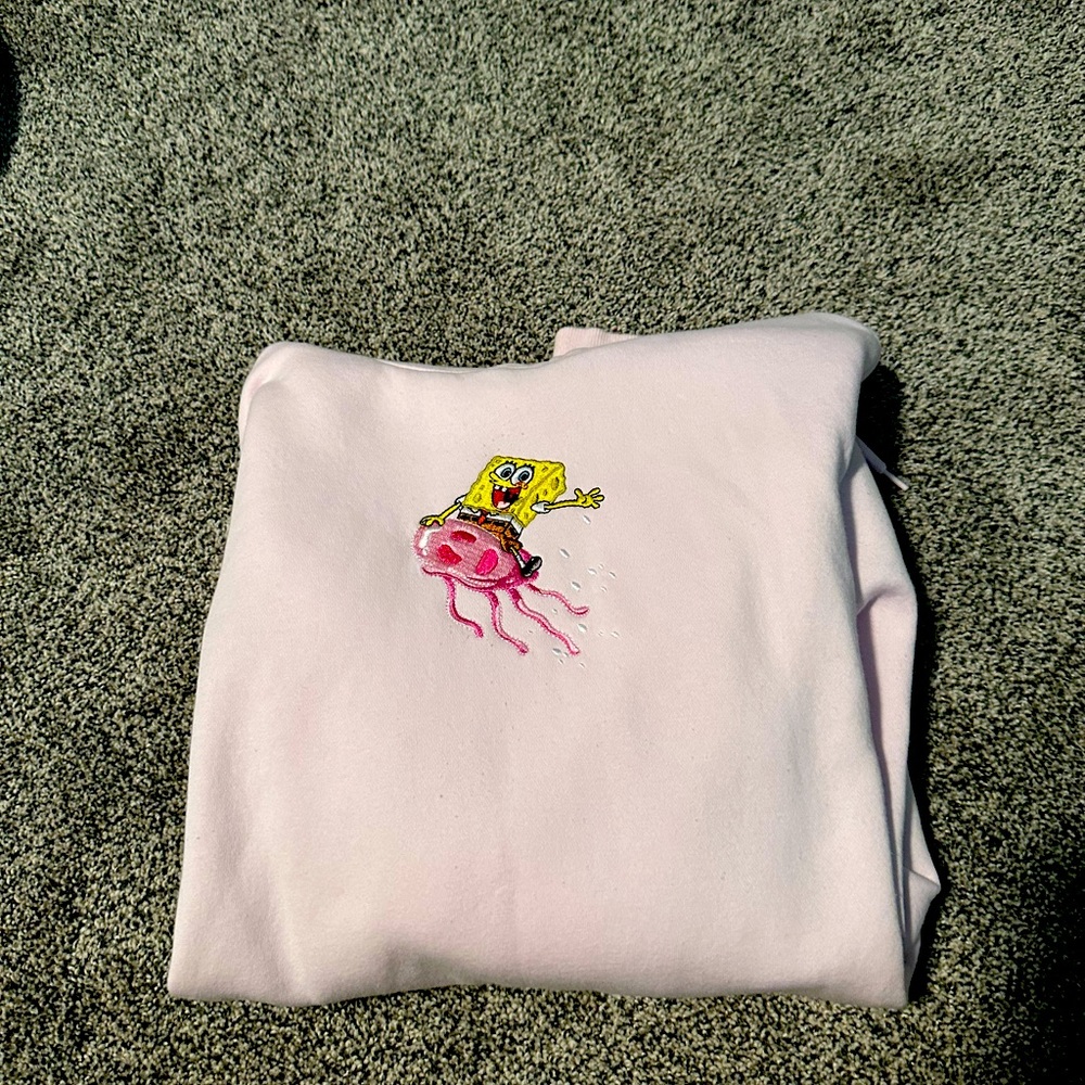 Pink Spongebob hoodie